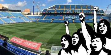 Agrupaciones feministas denuncian al Hércules por su grito de guerra, Macho Hércules, el cual consideran machista y misógino