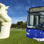 Vista del autobús con trayecto Sant Joan d'Alcante a Universidad de Alicante