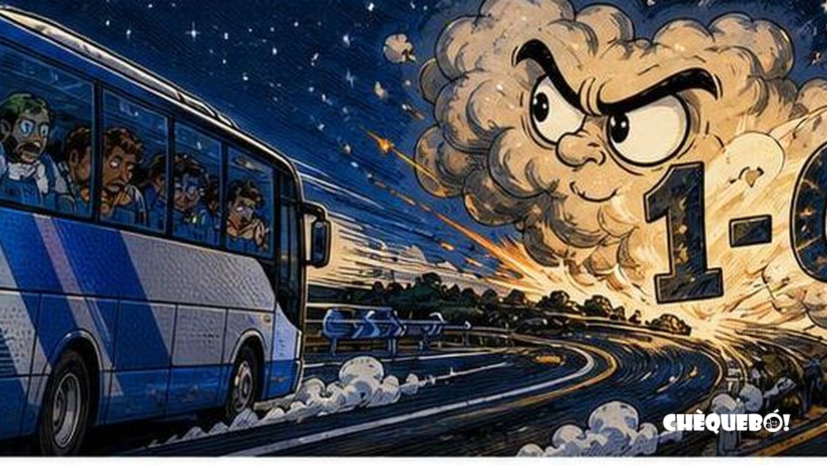 viñeta pop art del Hércules volviendo de Alcoy tras perder 1-0