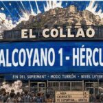 viñeta pop art del marcador Alcoyano 1-0 Hércules en El Collao