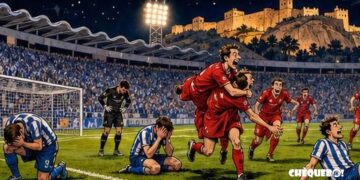 viñeta pop art del Hércules 1-2 Real Murcia en el Rico Pérez