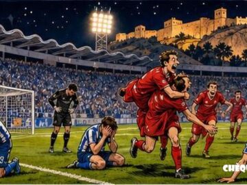 viñeta pop art del Hércules 1-2 Real Murcia en el Rico Pérez