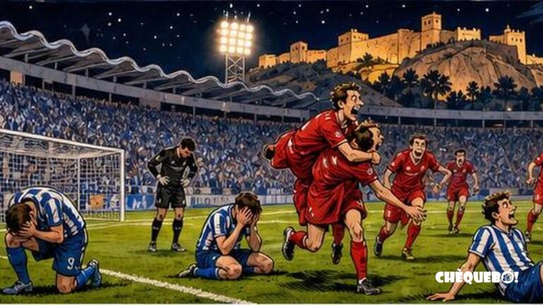 viñeta pop art del Hércules 1-2 Real Murcia en el Rico Pérez