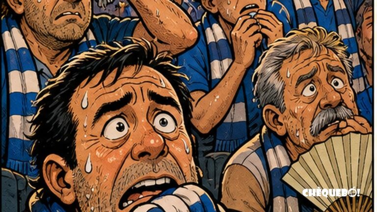 viñeta pop art de aficionados del Hércules tras perder 0-2 contra el Valencia en Paterna