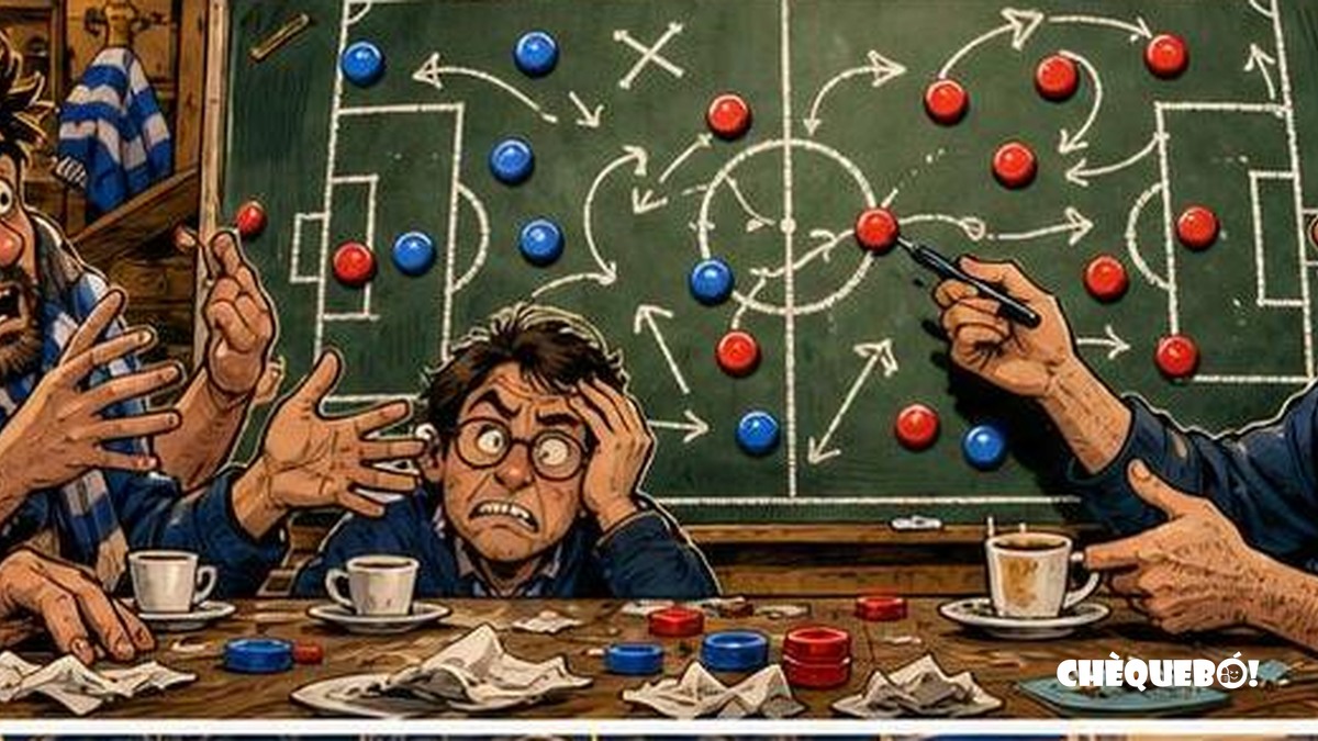 viñeta pop art de una pizarra táctica tras el Hércules Real Murcia 1-2