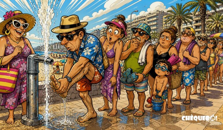 Playa San Juan confía sus lavapiés a una sola bomba y Alicante ya se sacude la arena con fe