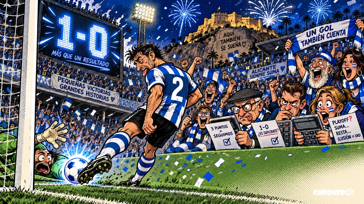 viñeta pop art del Hércules 1-0 Juventud de Torremolinos en el Rico Pérez